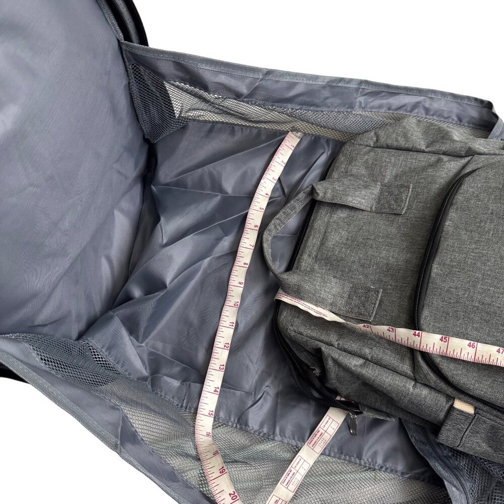 Kaiser Permanente Gray Backpack Diaper Bag W/ Changing Compartment & Pockets - Picture 10 of 13